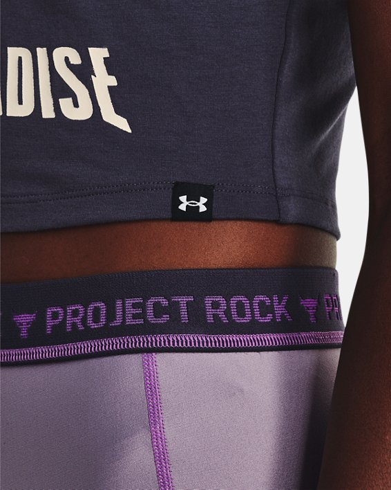 Women's Project Rock Disrupt Bull Short Sleeve, Gray, pdpMainDesktop image number 3